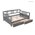 thumbnail image 2 of Full Size Daybed Wood Bed with Two Drawers, 2 of 7