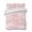 Pink, Rose, White, variant on Quilts Full Size, Tropical Palm Tree Soft Comforter Bedding Set for Bed, Navy Blue White Plants Coastal Leaf Lightweight Quilted Bedspread with Pillow Cover(2 Pieces) for All Season, 78x90 Inch