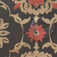 thumbnail image 4 of Vintage Red Gold Flower Pattern Shower Curtains with 12 Hooks Waterproof Bathroom Decor 66" x 72", 4 of 6