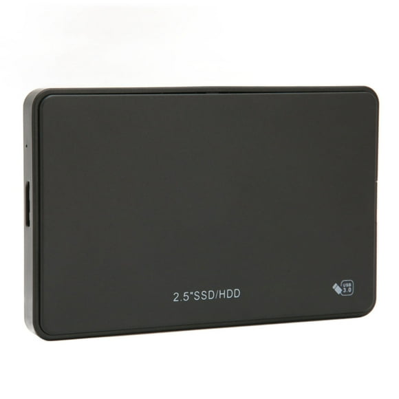 2.5in HDD SSD Enclosure Black USB3.0 Mechanical Serial Port SSD HHD External Mobile Hard Drive Case for Laptop Portable
