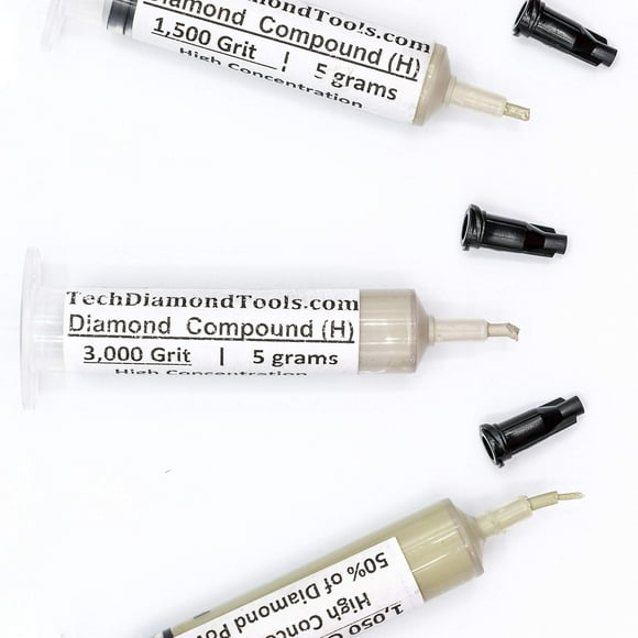 Compuesto para pulir diamantes TechDiamondTools Kit 1050 1500 3000 Grit
