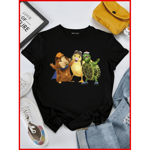 Wonder Pets Linny Tuck Ming Ming Funny Retro Cartoon Pet Unisex T-Shirt V51419, S-5XL