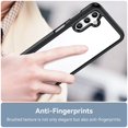 thumbnail image 6 of Decase for Samsung A35,Shockproof Case Flexible TPU & Hard Clear Acrylic Anti-Scratch Ultra Slim Transparent Rugged Case Cover Designed for Samsung Galaxy A35 - Black, 6 of 8