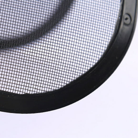 Trimming Face Full Face Steel Mesh Head Mounted Lawn Mowing Protective Face For Garden Black