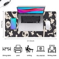 thumbnail image 5 of Long Mouse Pads for Desk,Spooky Halloween Icons Pattern Desk Mats on Top Of Desks, Desk Mouse Pad Extra Large with 3mm Non-Slip Base and Stitched Edge for Gaming,Office,Work,Home 31.5x15.7in, 5 of 5