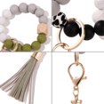 thumbnail image 3 of Pulsera de cuentas de silicona, llavero colgante, 3 of 5
