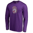 thumbnail image 2 of Men's Purple James Madison Dukes Primary Team Logo Long Sleeve T-Shirt, 2 of 3