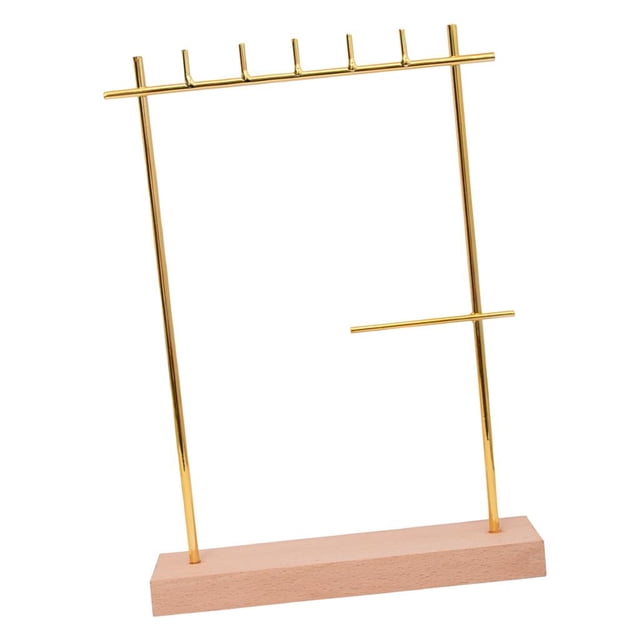 Soporte de Exhibición de Pendientes Organizador de Madera Metal Sunnimix Pendientes colgantes para colgar