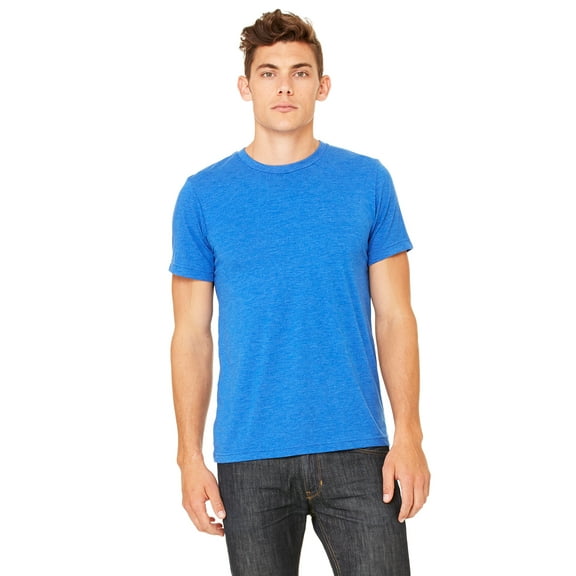 Unisex Triblend S/S Tee , 3413C , TRUE ROYAL TRBLN , Small