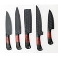 thumbnail image 3 of Ensemble de 5 Couteaux de Chef Forgés à la Main avec Finition Martelée. Hawkeen Knife, 3 of 5