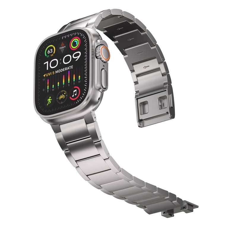 Titanium Band with Magnetic Clasp and DLC Coating, Compatible with