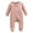 Pink, variant on Aayomet Baby Girl Long Sleeve Bodysuits Solid Color Zipper Romper Bodysuits (Blue, 3-6 Months)