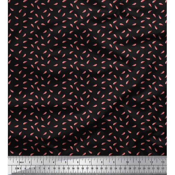 Soimoi Cotton Duck Fabric Sea Shells Shirting Decor Fabric Printed Yard 42 Inch Wide