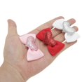 thumbnail image 4 of Unique Bargains 3 Pcs Duckbill Clip Fashion Valentine's Day Hair Clip for Women Red White, 4 of 5