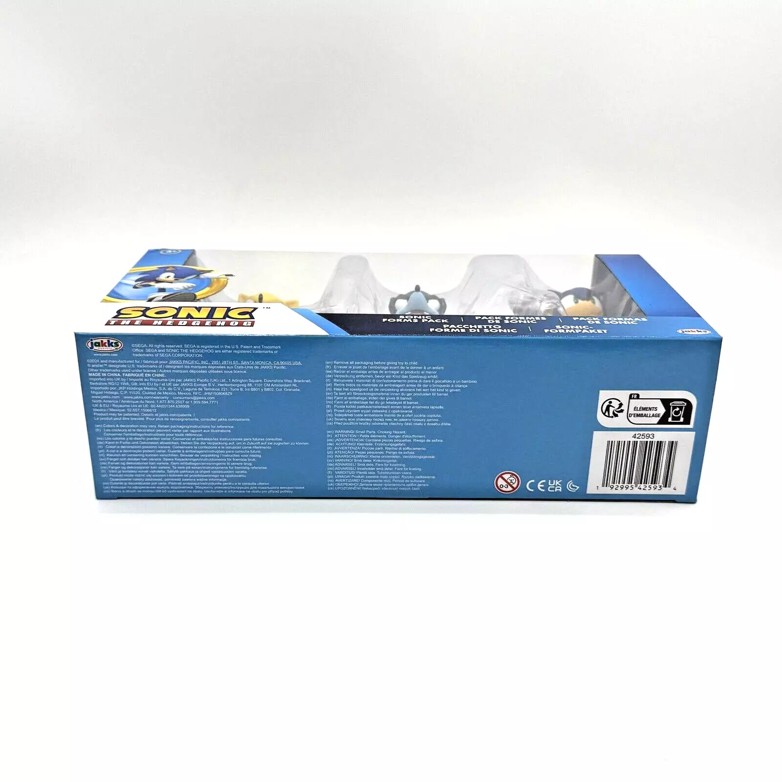 Jakks Pacific Sonic Forms 3 Pack Super Sonic Werehog Sonic Soap Shoes Fast Ship