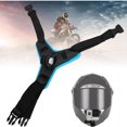 thumbnail image 3 of Action Camera Mount for Full Face Helmet, Lightweight Pc Material Adjustable Angle Motorcycle Helmet Chin Mount Strap, Reusable Shock Absorption Easy Installation for Go Pro Hero, 3 of 6