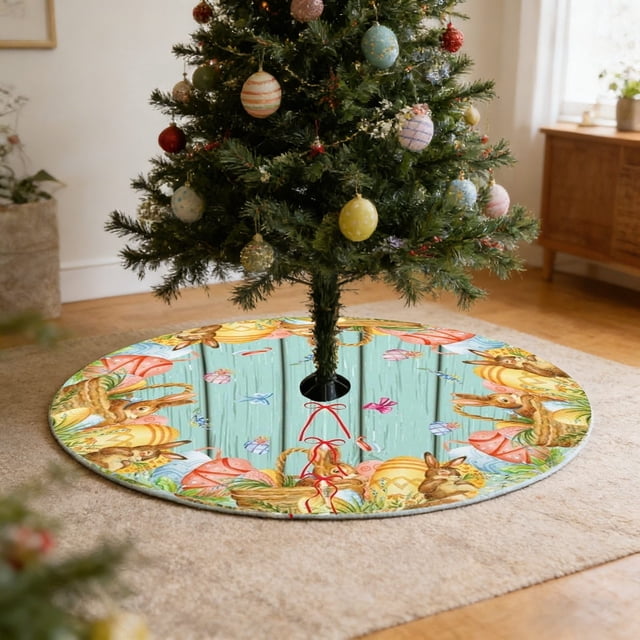 Jupe de Pâques Décorative pour Centre de Table Festif de Vacances
