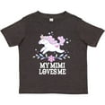 thumbnail image 3 of Inktastic My Mimi Loves Me Unicorn Girls Toddler T-Shirt, 3 of 5