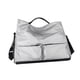 thumbnail image 5 of Bolsa de gimnasio, bolsa de viaje, bolso de mano, bandolera para fitness, natación, viajes, baile. Plata, 5 of 9