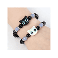 thumbnail image 4 of 4 Pzs De Gato Luminoso Pareja Conjunto De Joyas Regalo Xtellar negro, 4 of 4