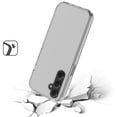 thumbnail image 3 of For Samsung Galaxy s24 Sturdy Ultra Thick 3mm Transparent Hybrid Case Cover - Smoke, 3 of 3