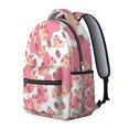 thumbnail image 2 of Pink Cow Pattern Backpack for School,Cute School Bag,Schoolbag with Adjustable Shoulder Straps & Padded Back,15.3"x11"x7.1".﻿, 2 of 6