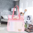 thumbnail image 3 of Himition Breathable Mesh Bag Beach Bag Tote Bag Travel Toiletry Pouch for Outdoor, 3 of 5