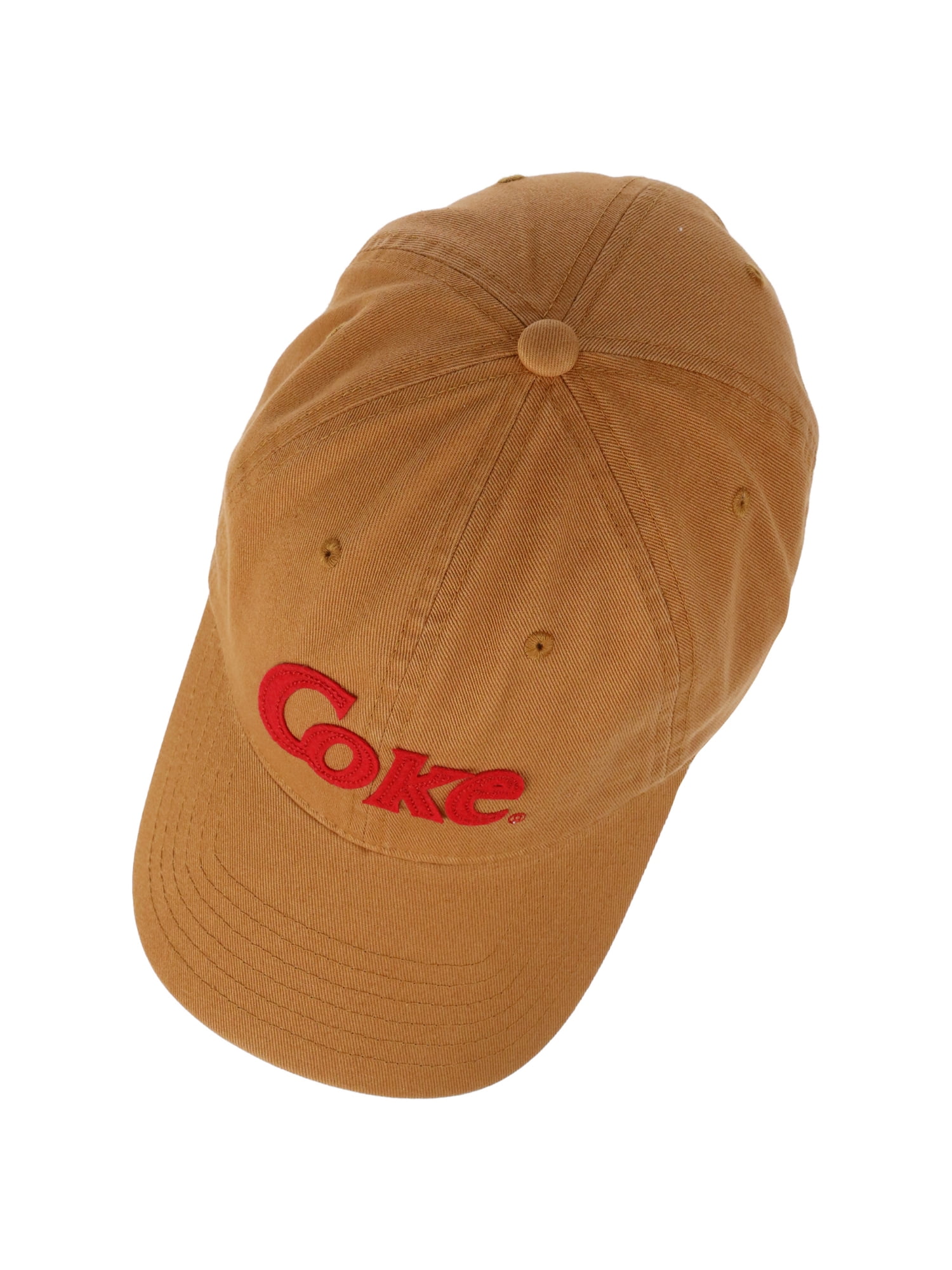 Coke Men's Felt Applique Logo Dad Hat, One Size