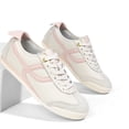 thumbnail image 5 of LUCKY STEP Retro Thin Sole Fashion Sneakers Lightweight Casual Shoes,Beige&Pink,Womens, 5 of 6