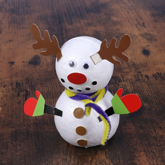 OFFIGAM Snowman Making Kit Foam Snowman Multi 1Set for Craft Classes