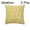 Yellow, variant on Unique Bargains 2-Pack Stylish Decorative Throw Pillow Cover 18" x 18" Beige