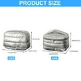 thumbnail image 3 of Large Capacity Portable Makeup Storage Bag for Women Travel Toiletry Holder Sturdy Waterproof Polyester Cosmetic Case, 3 of 12