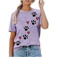 thumbnail image 3 of Birdeem T-Shirts à Col Rond pour Femmes Mode Confortable Blouses Féminines Tops, 3 of 5