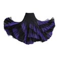 thumbnail image 3 of Flamenco Ballroom Vals Dance Big Swing Mujeres Disfraces Modernos Negro Morado Púrpura Hugo Vestido de baile latino, 3 of 8