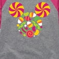 thumbnail image 3 of Mickey & Friends - Mickey's Treat - Toddler And Youth Girls Raglan Graphic T-Shirt, 3 of 5