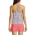 thumbnail image 2 of Lands' End Women's Chlorine Resistant Square Neck Halter Tankini Swimsuit Top, 2 of 3