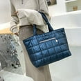 thumbnail image 5 of Hfyihgf Puffer Tote Bag for Women Quilted Puffy Handbag Lightweight Winter Down Cotton Padded Shoulder Bag Down Padding, 5 of 7