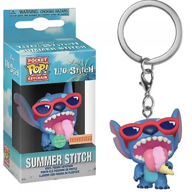 NEW Funko POP Keychains Dragons Ball Star Keychain wars Spiderman Attack on Levi Toy STITCH Rick Kurama Todoroki Figure Toys