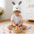 thumbnail image 6 of Easter Bunny Hat Plush White Blue Pink Ear Cozy Warm Soft Comfortable Lovely Easter Bunny Shower Cap for Boys Party Headwear Accessory, 6 of 6