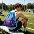 thumbnail image 6 of huayou Gradient Mesh Drawstring Backpack, Lightweight Breathable Washable Pocket, for Sport Beach Hiking Gym Travel, 6 of 6