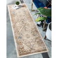 thumbnail image 1 of Unique Loom 3136066 2 ft. 2 in. x 6 ft. 7 in. Chateau Wilson Runner Rug, Beige, 1 of 1