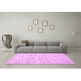 thumbnail image 3 of Ahgly Company Indoor Rectangle Solid Pink Modern Area Rugs, 8' x 12', 3 of 4