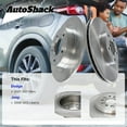 thumbnail image 3 of AutoShack Front Brake Rotors for Jeep & Dodge, Liberty 2008-2012 Nitro 2007-2011, 4WD RWD V6 3.7L 4.0L - E-Coated Drilled & Slotted - ShadowGuard - 11.89" (302 mm), 5-Lug, 3 of 5