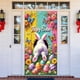 thumbnail image 5 of Cubiertas de Puerta de Vacaciones para la Puerta Delantera de Poliéster Multicolor 180x90cm/70.87x35.43In Decoraciones de la Puerta Delantera de Pascua para la Sala de Fiestas Fondo de Vacaciones de L, 5 of 9