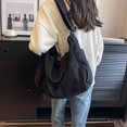 thumbnail image 3 of Bolso Cruzado Femenino Bolsos Un Hombro Sólidos Acolchados Ocasionales (negro), 3 of 9