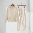 thumbnail image 2 of JUMEYU Girls Fall Outfits 2 Piece Spring Fall Little Big Girls T Shirt and Jeans 2pcs Clothing Sets Fall Outfits for Toddler Girls 5T 6T (Beige,5-6 Years), 2 of 9