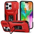 thumbnail image 1 of Funda para GANGXUN iPhone 16 Pro Max - Soporte metálico, Función magnética, Rojo, 1 of 5