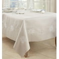 thumbnail image 2 of Fennco Styles Embroidered Snowflake Holiday Tablecloth 70" W X 120" L - Silver Rectangular Table Cover for Home, Christmas Décor, and Weddings, 2 of 3