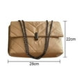thumbnail image 2 of Bolsos cruzados para mujer, bolso de hombro, bolso de mano para mujer, monederos pequeños con correa de cadena, color caqui:;:;, 2 of 5