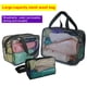 thumbnail image 2 of Wosthever Bolsa de maquillaje de viaje, bolsa de cosméticos de baño visible portátil, drenaje de artículos diversos para el hogar, estuche de Almacenamiento y organización del hogar Gris, 2 of 6